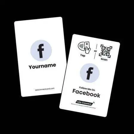 Facebook Business Card With Nfc Qr Code