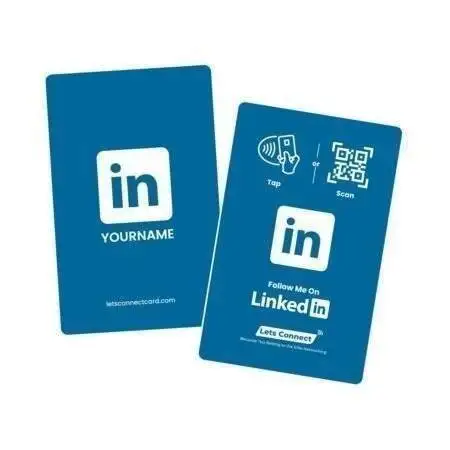 Linkedin Business Card With Nfc &Amp; Qr Code