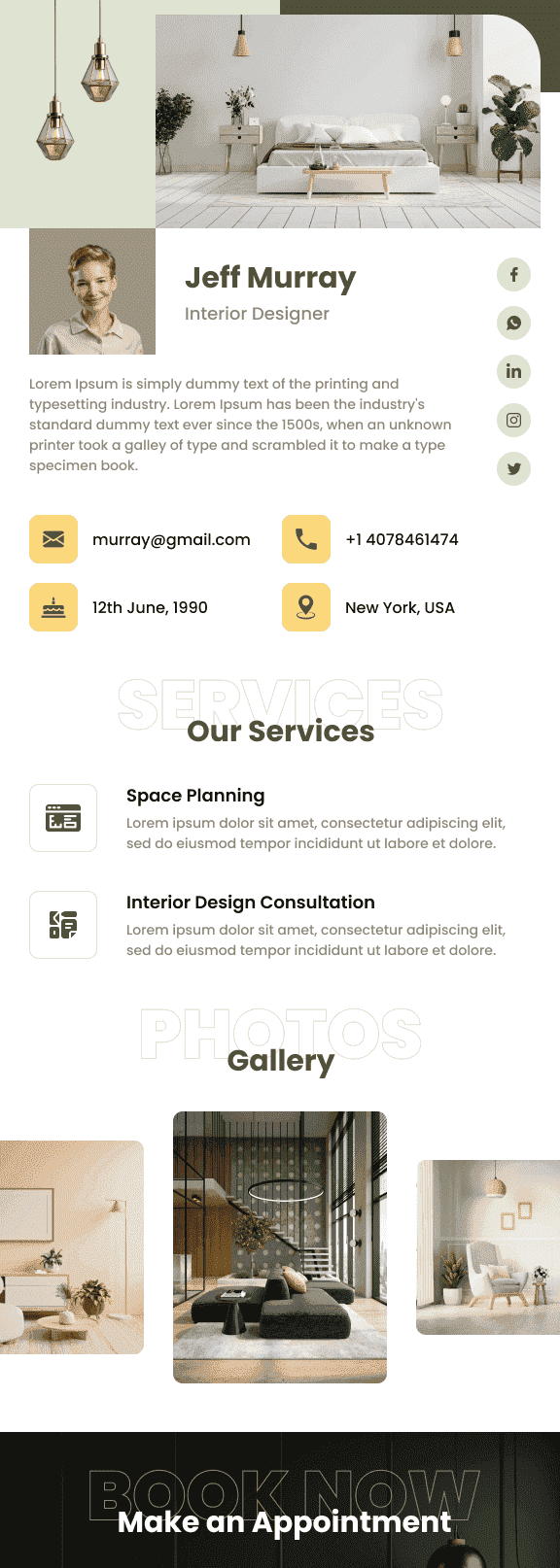 Qr Code Business Card With Nfc 12 Vcard32