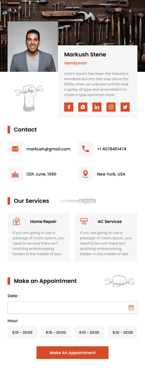 Qr Code Business Card With Nfc 11 Vcard31