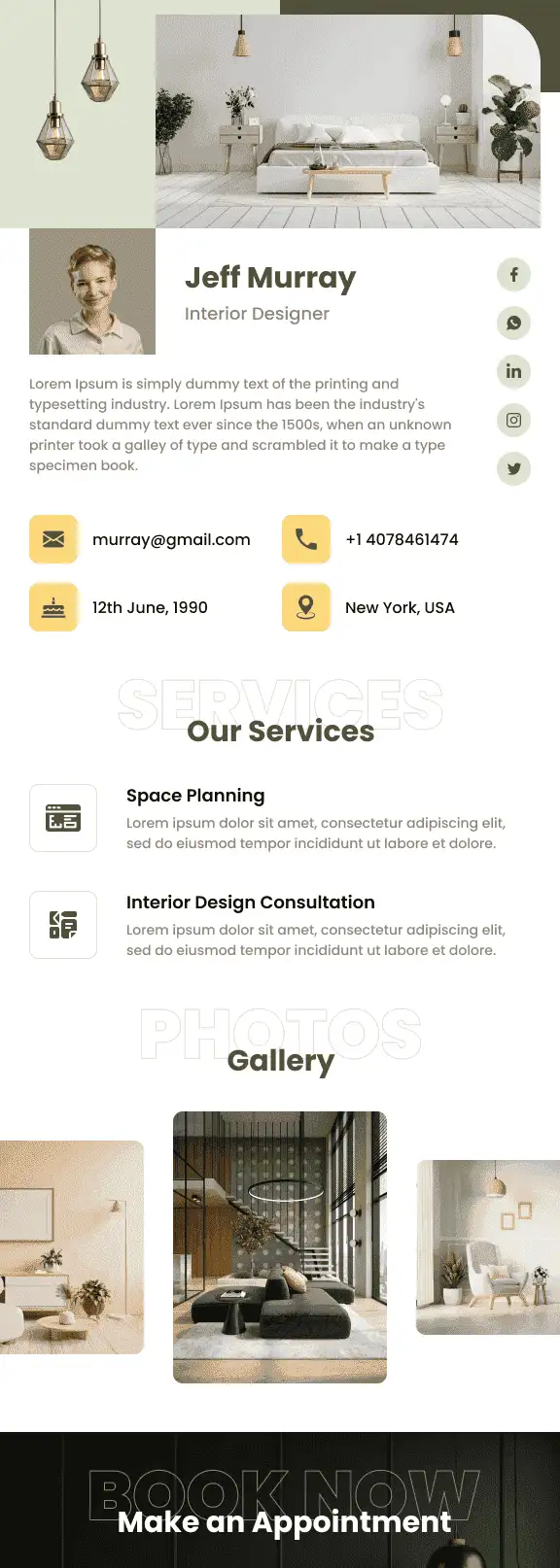 Qr Code Business Card With Nfc 12 Vcard32