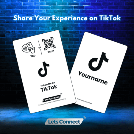 Share Your TikTok Instantly with NFC & QR