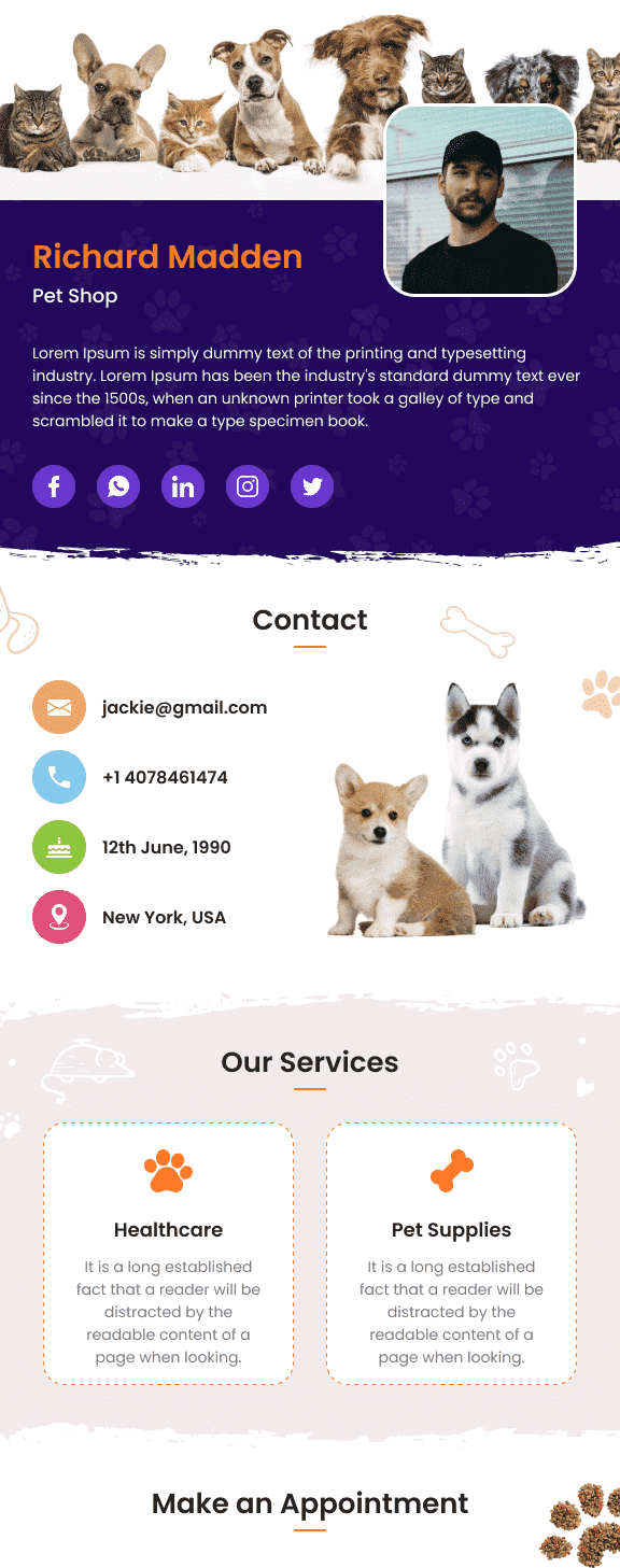 Qr Code Business Card With Nfc 14 Vcard27