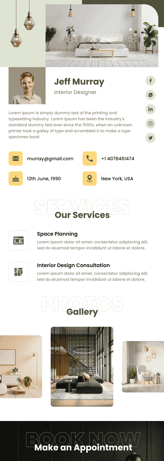 Qr Code Business Card With Nfc 12 Vcard32