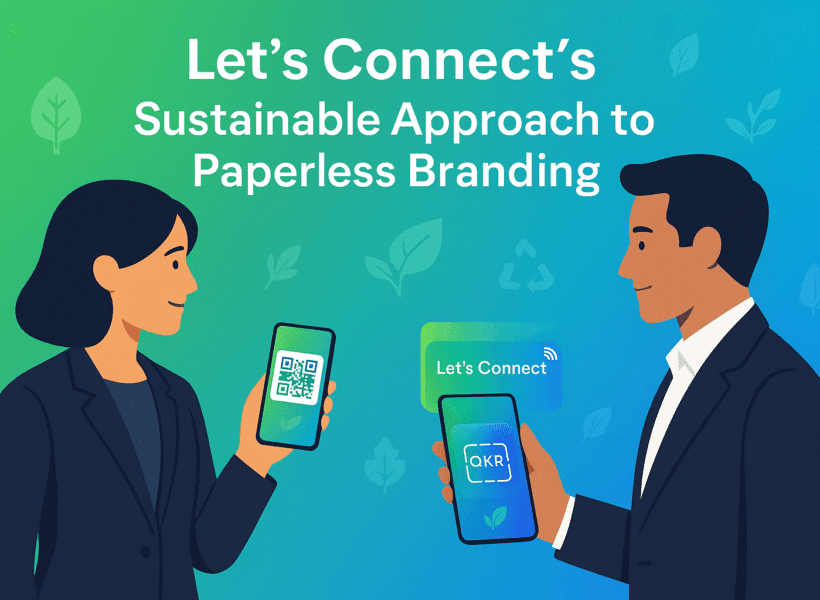Lets Connects Sustainable Approach To Paperless Branding Min