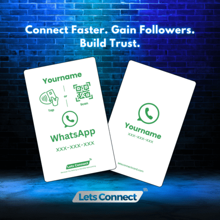 Whatsapp Grow Faster with NFC & QR – Tap or Scan to Connect