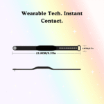 Instant Contact Wearable Device - Simple - Black