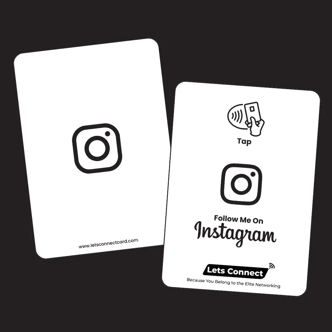 Instagram Business Card With Nfc &Amp; Qr Code 9 Instagram Without Qr (8)
