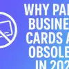Why Paper Business Cards Are Obsolete In 2025 Min 1170X630 2