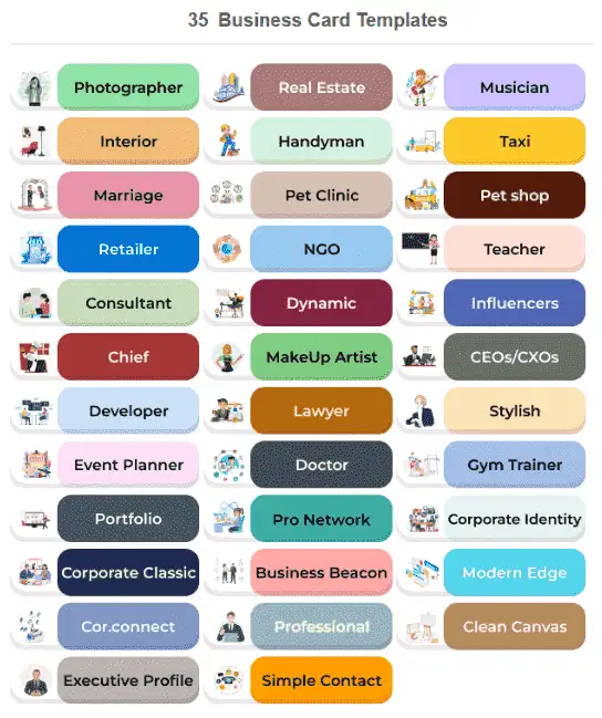 Digital Business Card Template 1