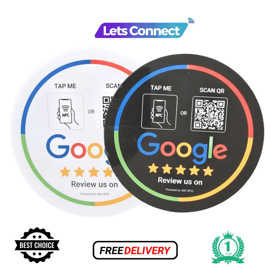 Google Review Table Sticker Google Review Stickers | Buy Online — Lets Connect