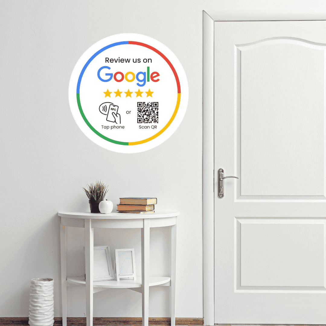 Google Loading Sticker Lets Connect — Premium NFC Business Cards | Digital Networking Solutions