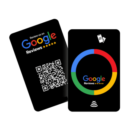 Google Review Card Black NFC Card