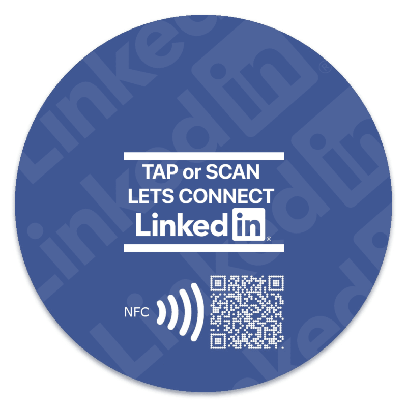 Linkedin NFC QR TAG