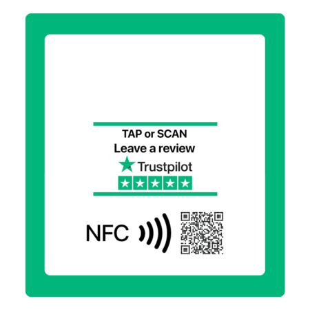 TrustPilot review NFC Square Tag 200mm