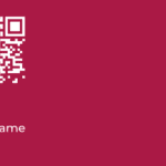 Digital Business Card with NFC - Deep Carmine (2)