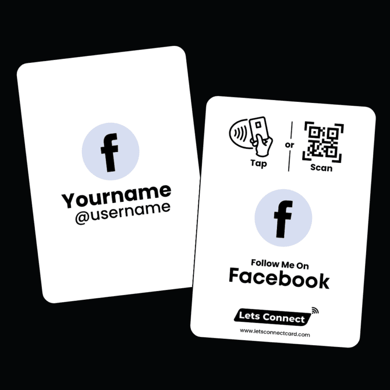 Facebook white+black