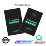 NFC Trustpilot Review Cards-Black and Aqua Green-Simple