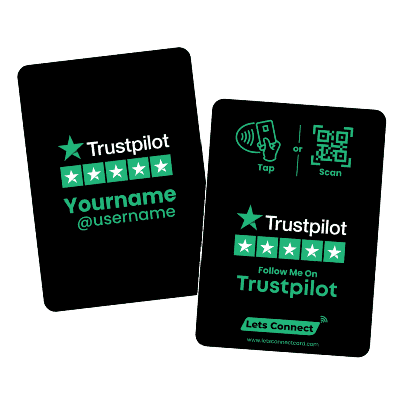 Trustpilot BLACK &AQUA GREEN