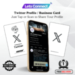 NFC Twitter Business Card-White-Simple