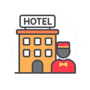 Hotel And Restaurants Icon Image