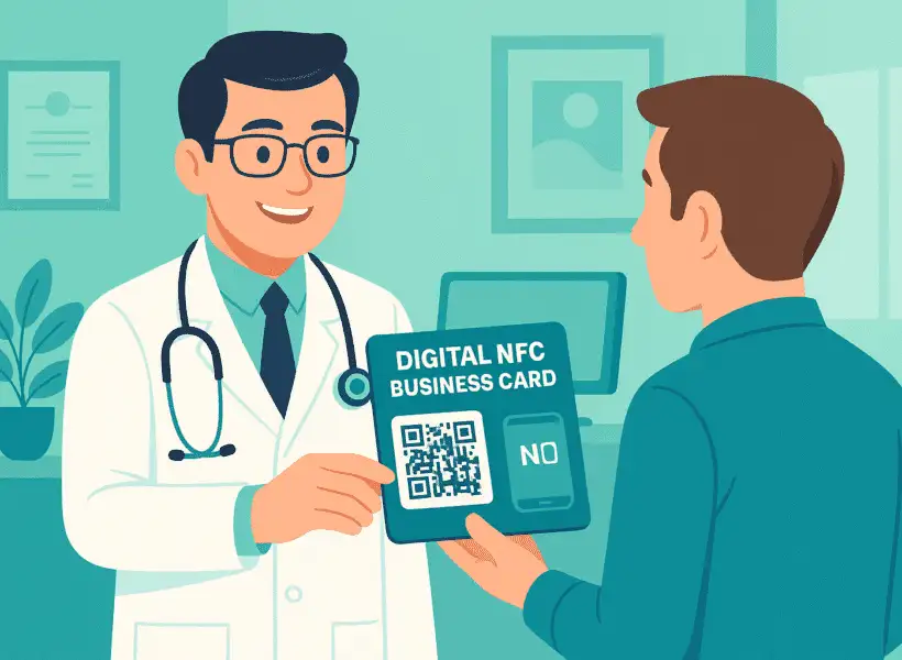 Nfc Visiting Card For Doctors Image